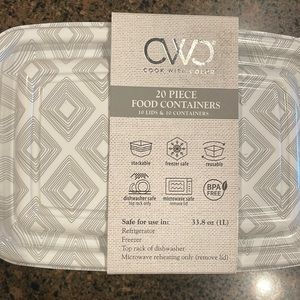 Cook With Color 20-piece Food Containers